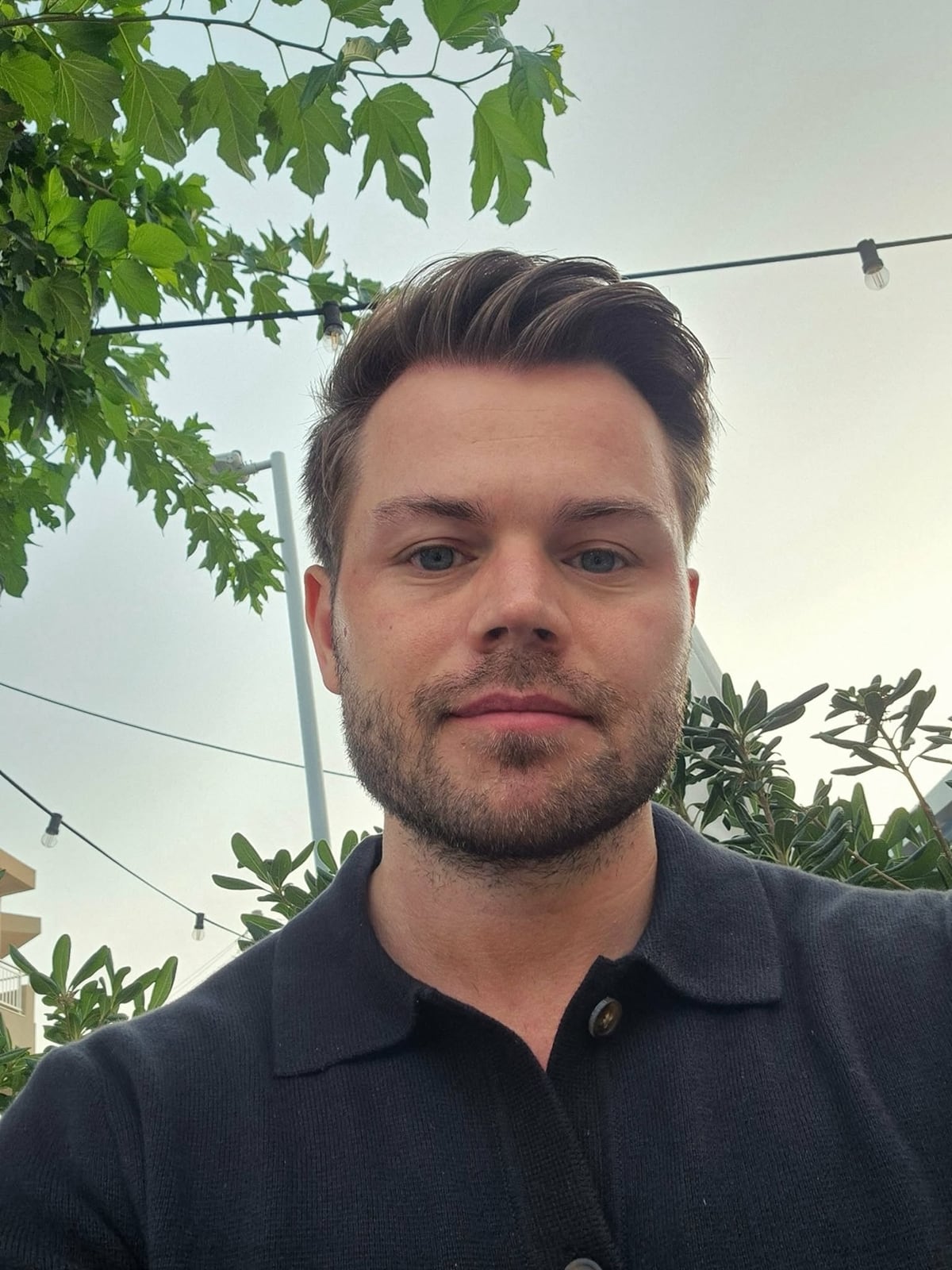 Portræt af Nick Hanson, medstifter af Aegisar